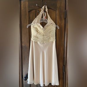 Champagne Semi Formal Dress